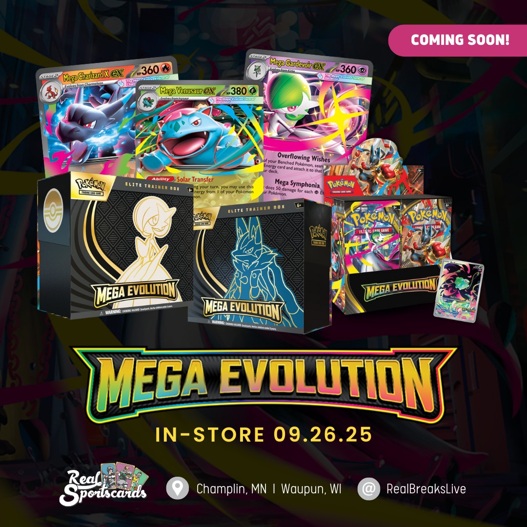Real - Pokémon Mega Evolution arrives Fri, Sept 26th! 🚨 Mega Lucario ex ...