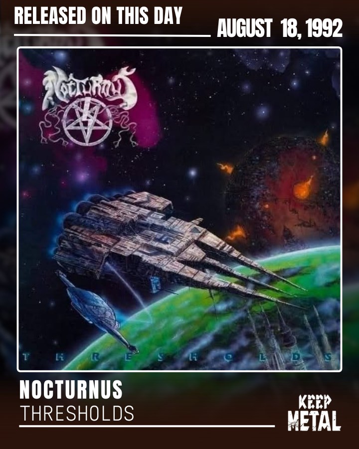 Nocturnus' Thresholds album 32nd anniversary