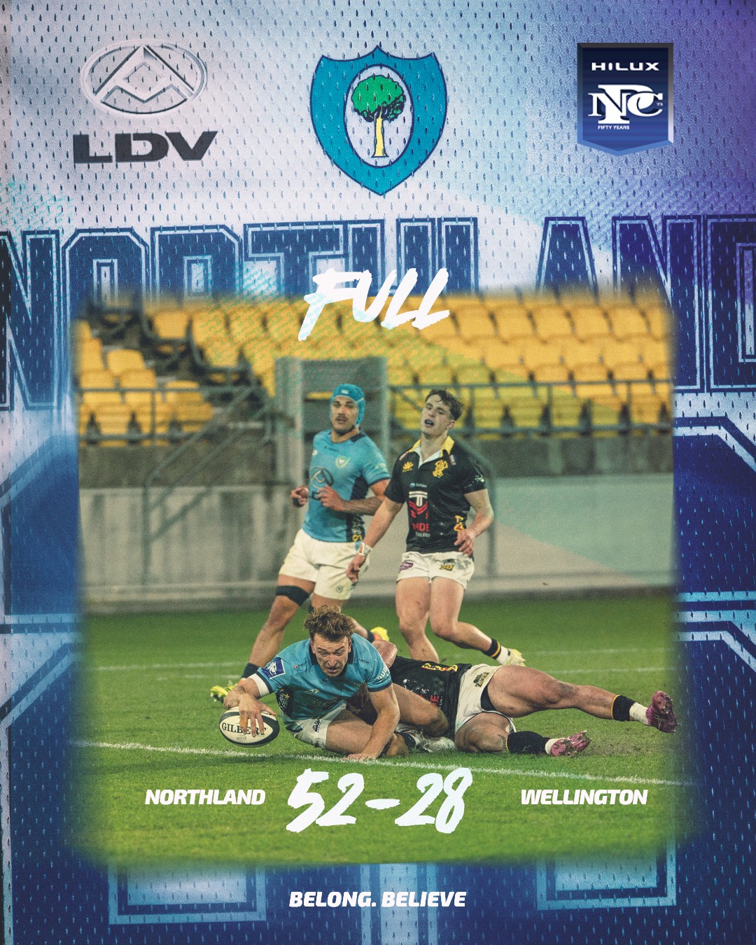 A win at the tin! @ldvnz Northland Taniwha get the job done