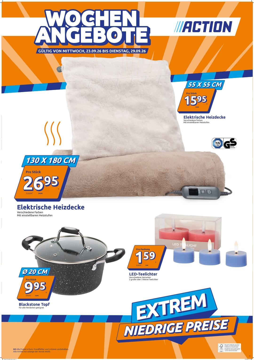 Action Werbung gültig von Mittwoch 23.09.2026