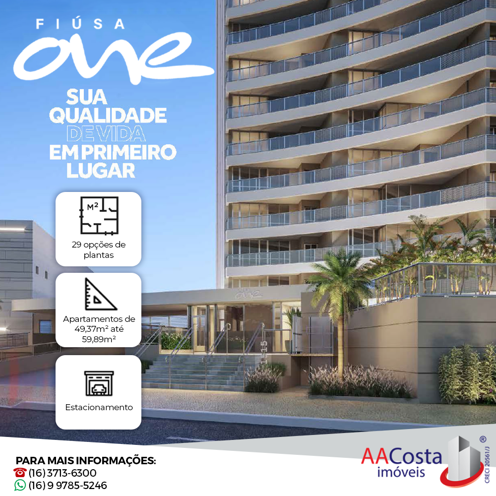 🔷FIÚSA ONE🔷 O primeiro... - AACosta Imobiliária