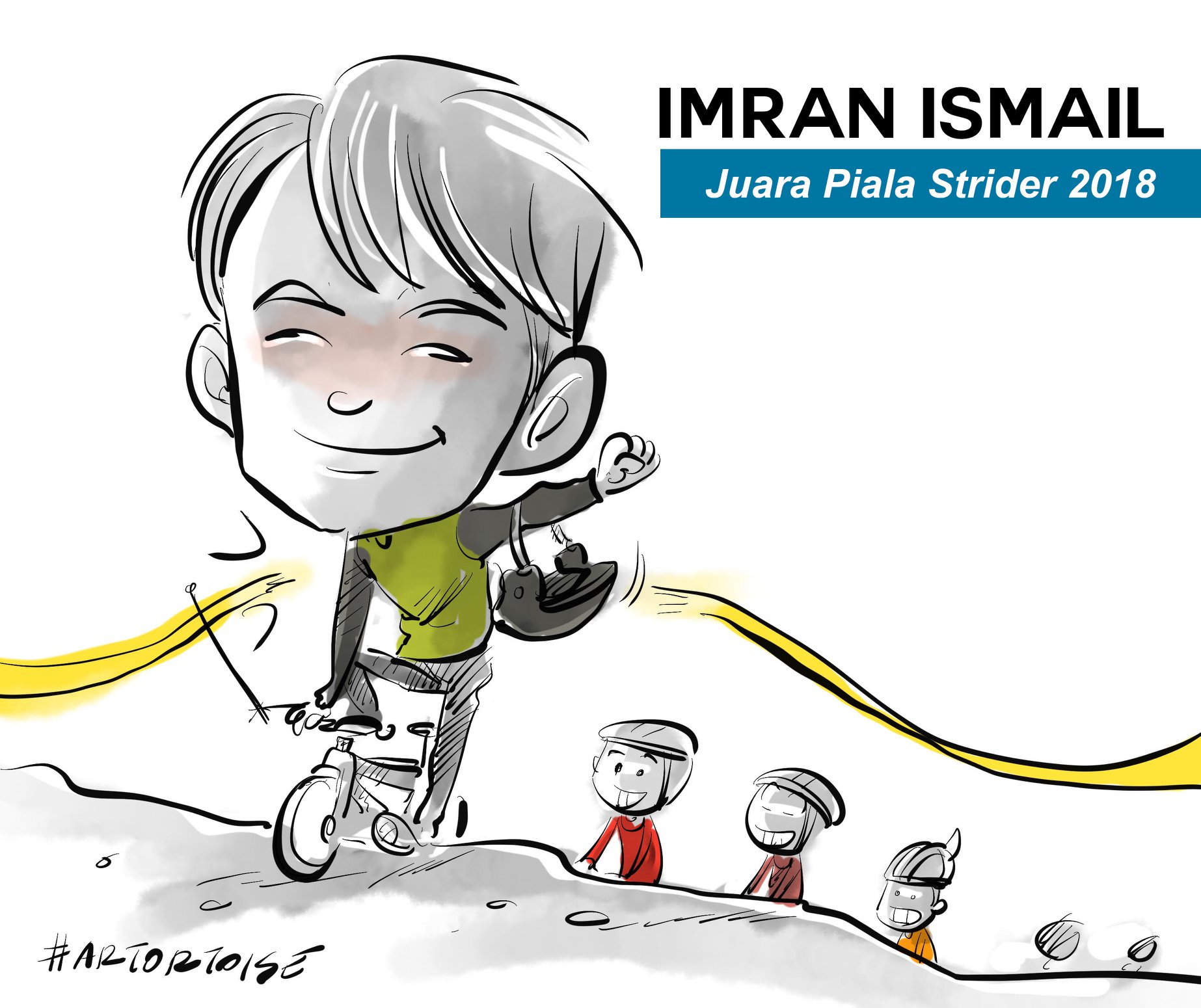 Artortoise - Imran, juara dunia perlumbaan basikal tolak! PELUMBA cilik ...