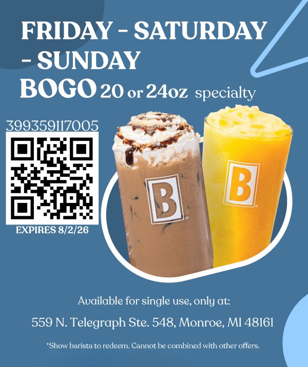 Biggby Coffee Monroe | Monroe County MI
