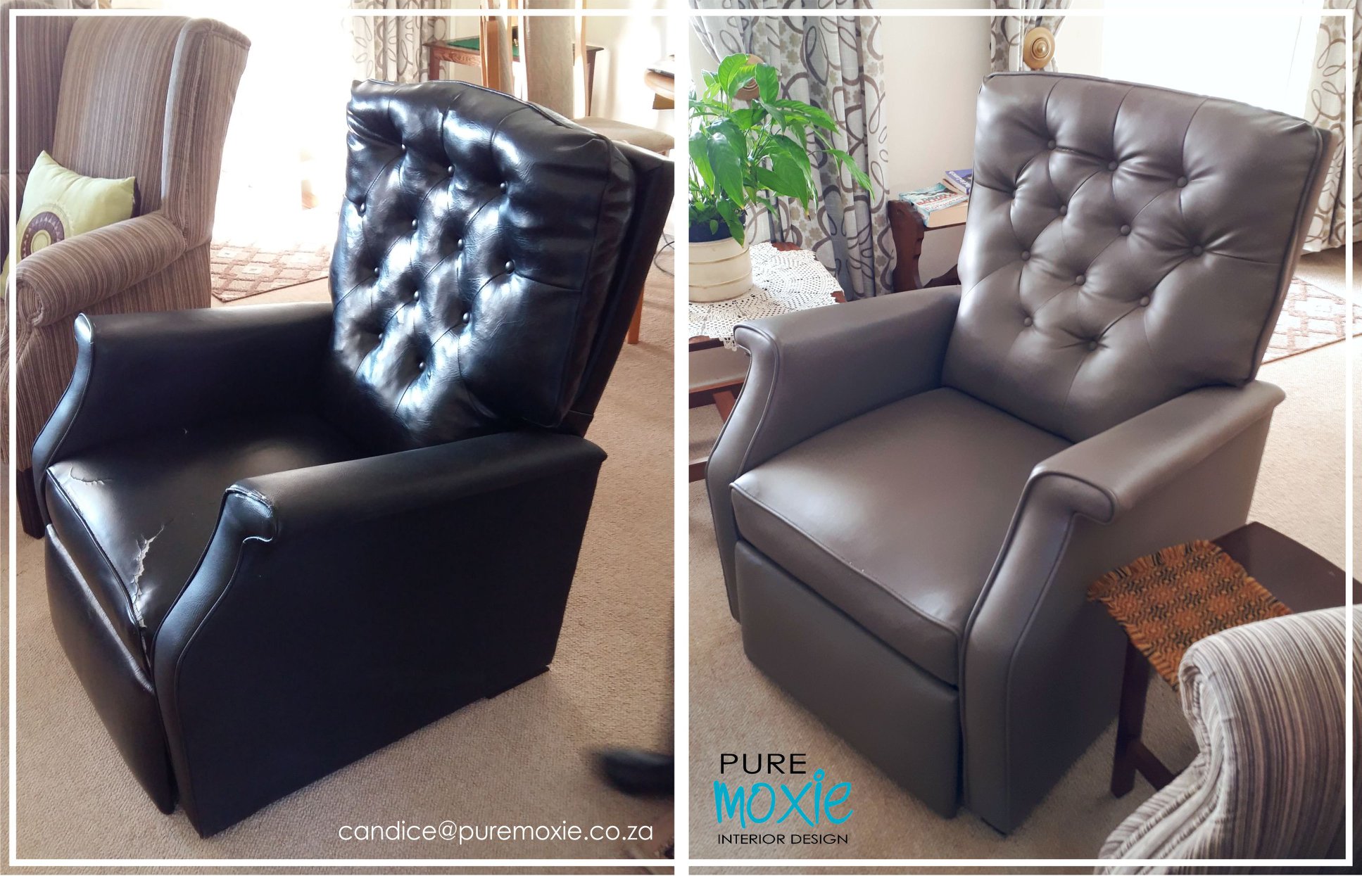 Reupholstery work - Grandad's... - Pure Moxie Interior Design | Facebook