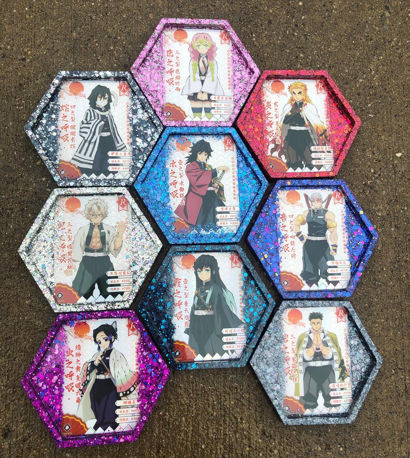 Custom Hashira coaster set! Full... - specialbeamdesigns | Facebook