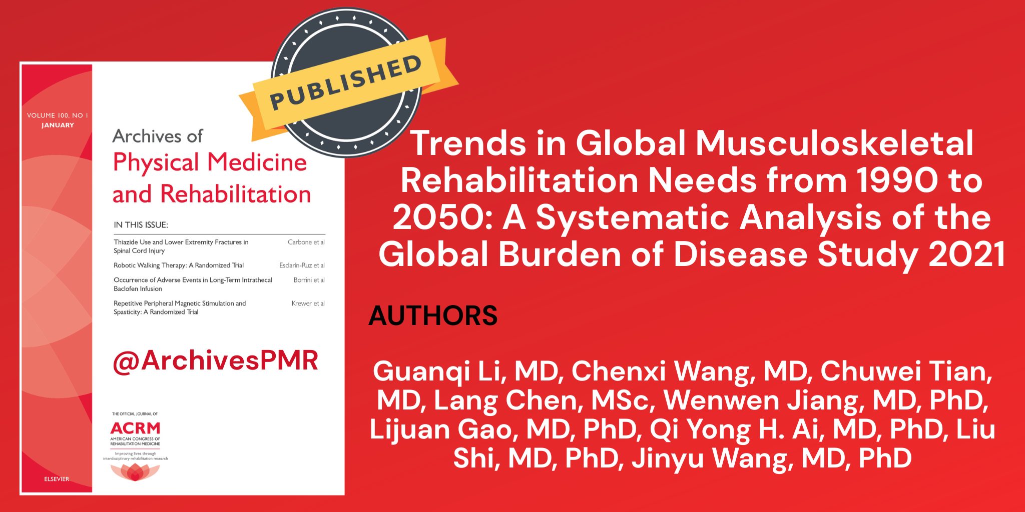 ACRM - New research reveals a growing global burden of musculoskeletal ...