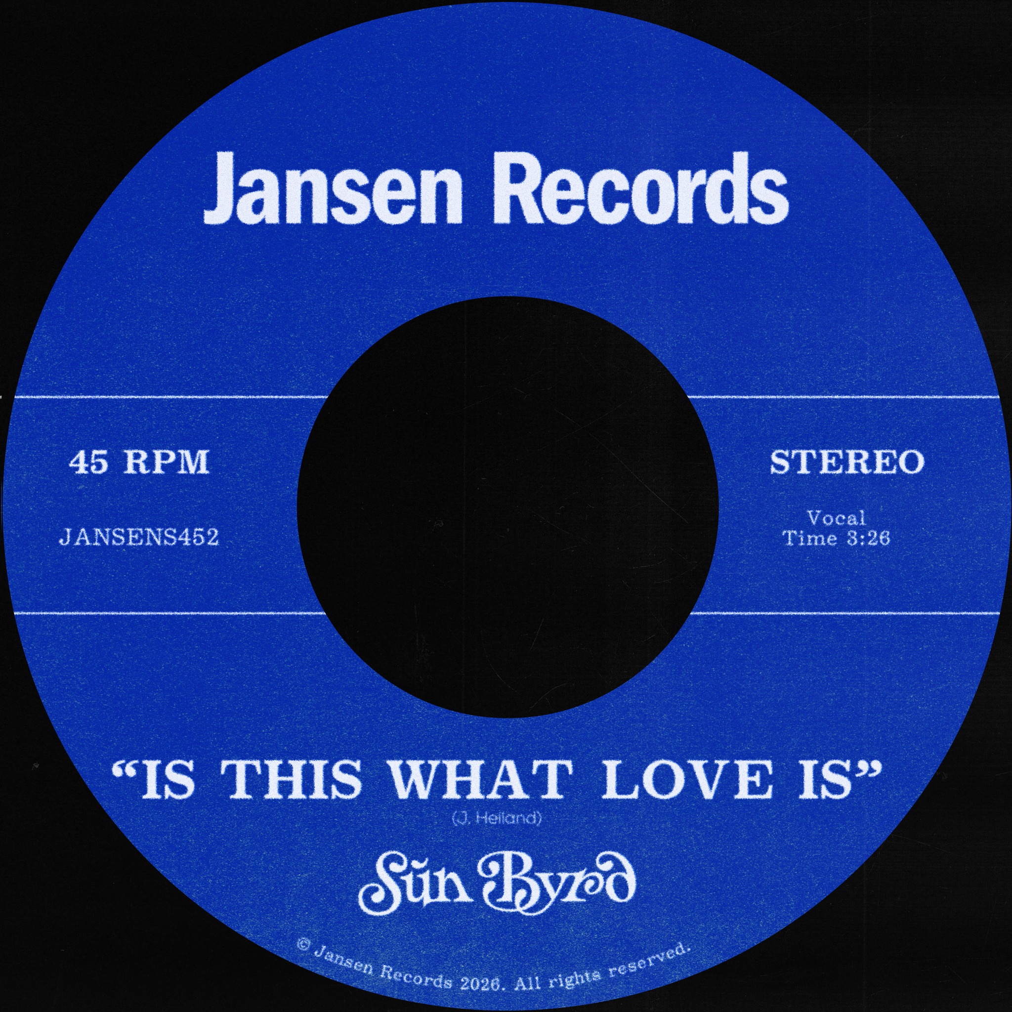 Is This What Love Is» is an old school soul jam by Sūn Byrd! Out 