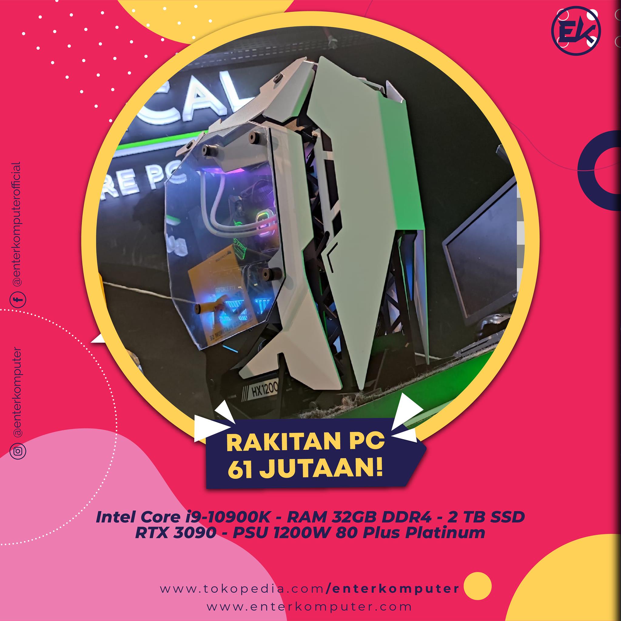 ENTER Komputer - Rakitan PC Sultan Intel Core i9-10900K +... | Facebook