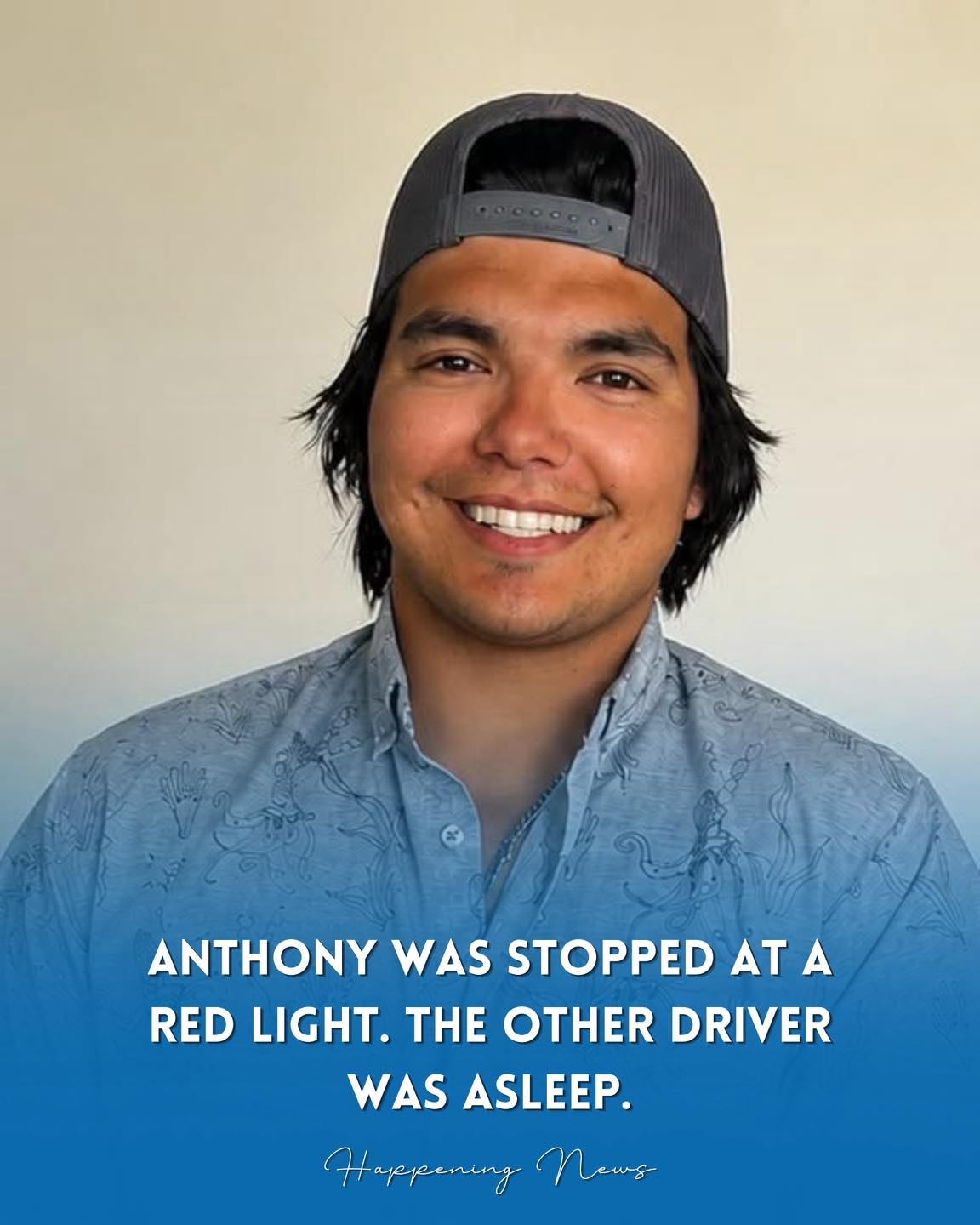 Anthony Scott Kent was simply waiting for a light to change. It