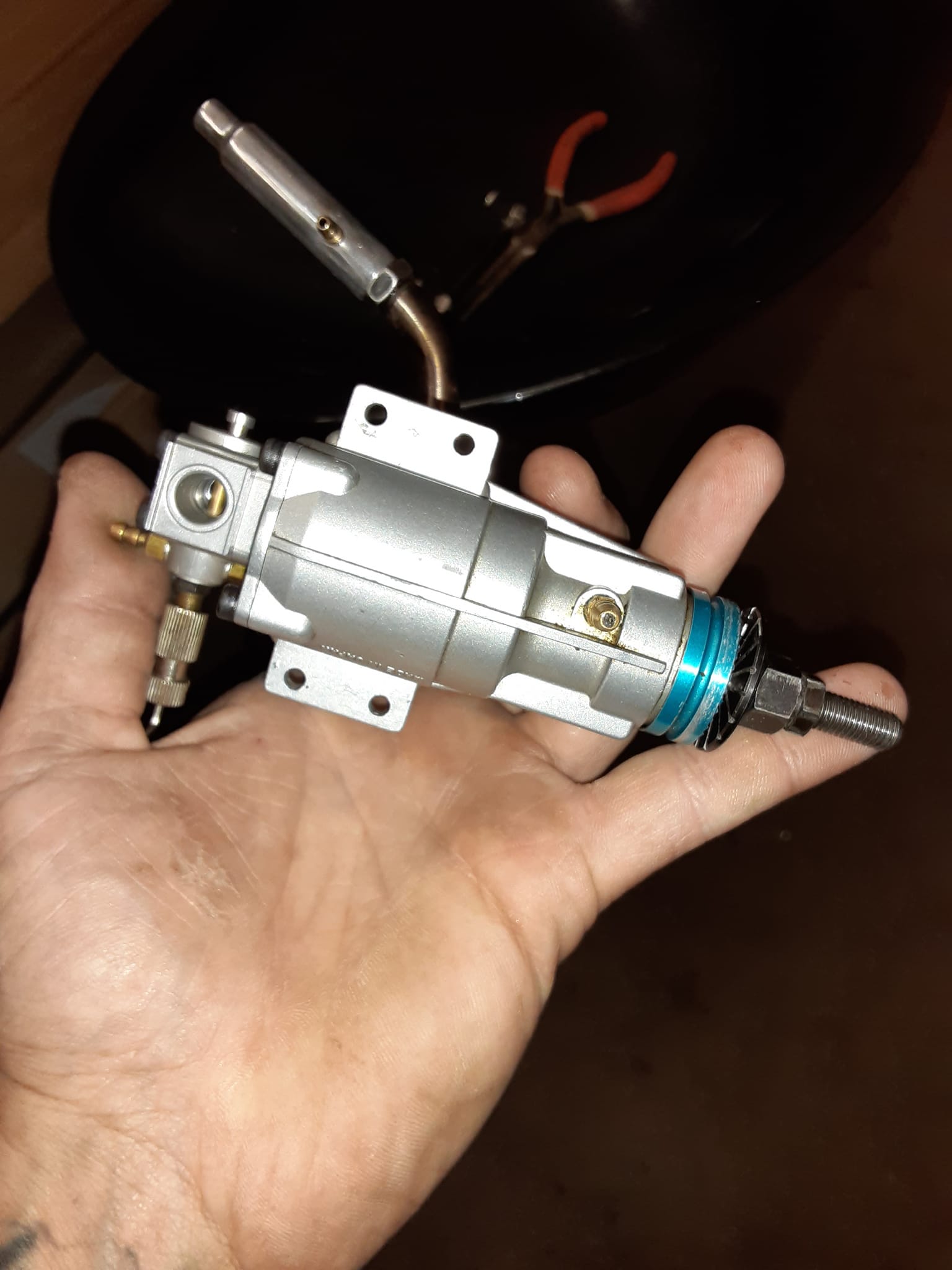 Avistar Saito FA-56 engine installation
