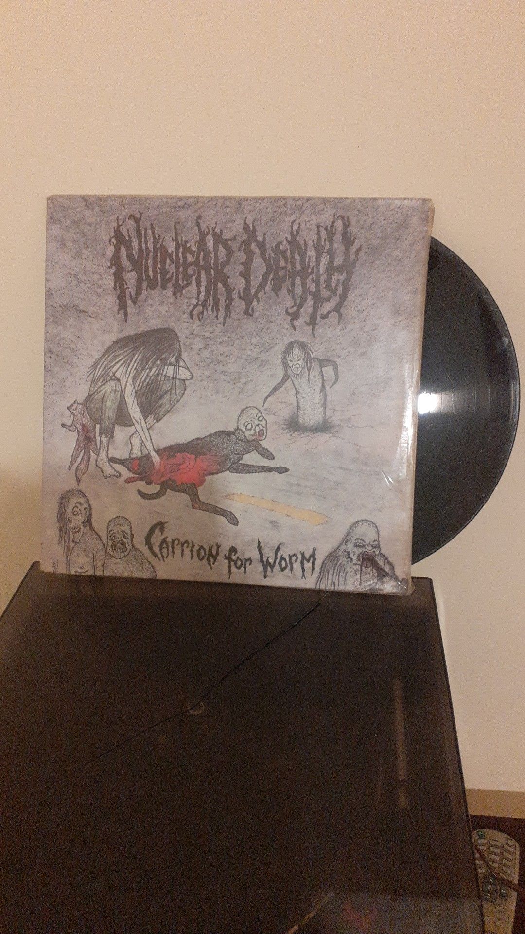 NUCLEAR DEATH Carrion for Worm June 17th 1991 Released by Wild rag