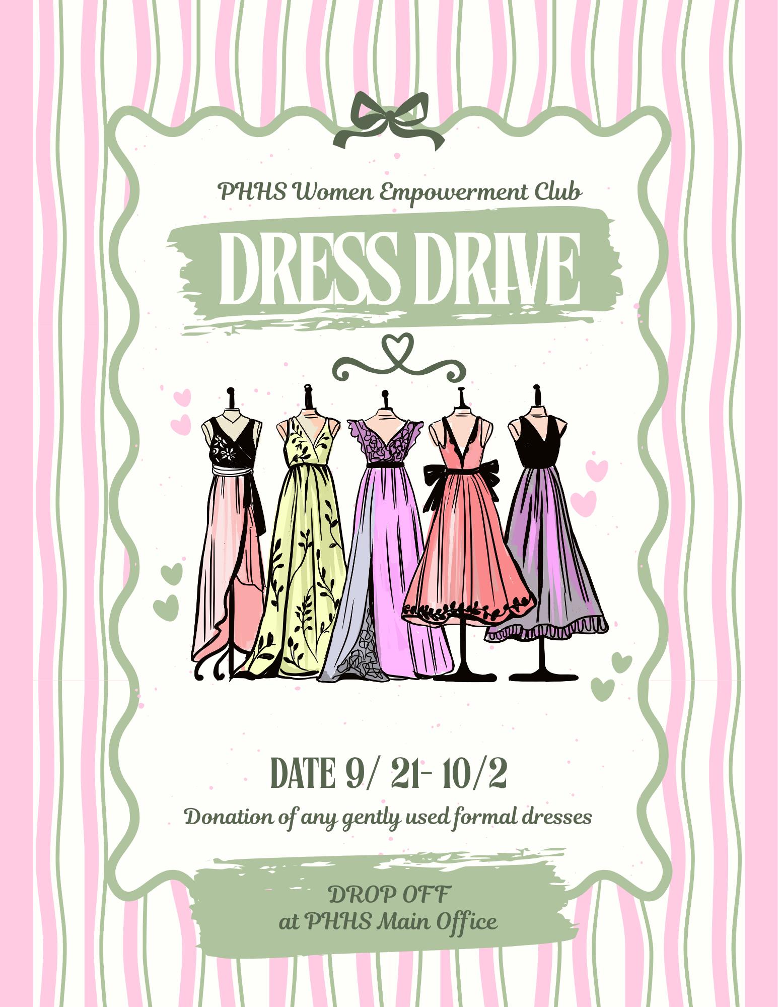 Port Huron High School formal dress drive accepting donations