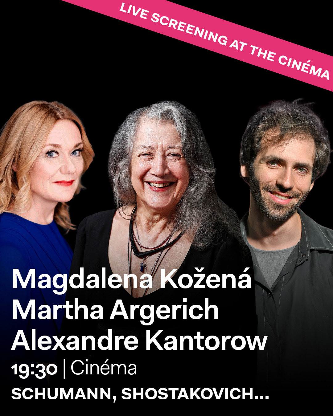 🇬🇧 Great news: with tonight's concert featuring Martha Argerich