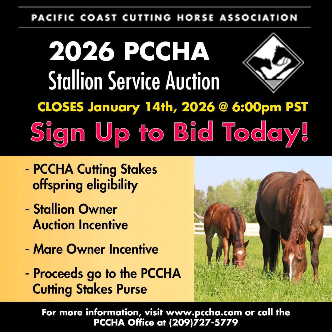 Performance - The 2026 Pacific Coast Cutting Horse Association Stallion ...