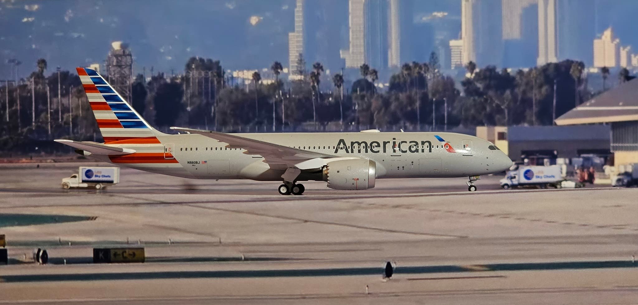 Maquette Avion GeminiJets 1:200 Boeing 787-8 Dreamliner American Airlines
