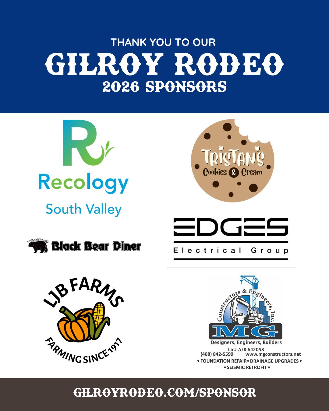 On the eve of Gilroy Rodeo 2026, its time for the final sponsor