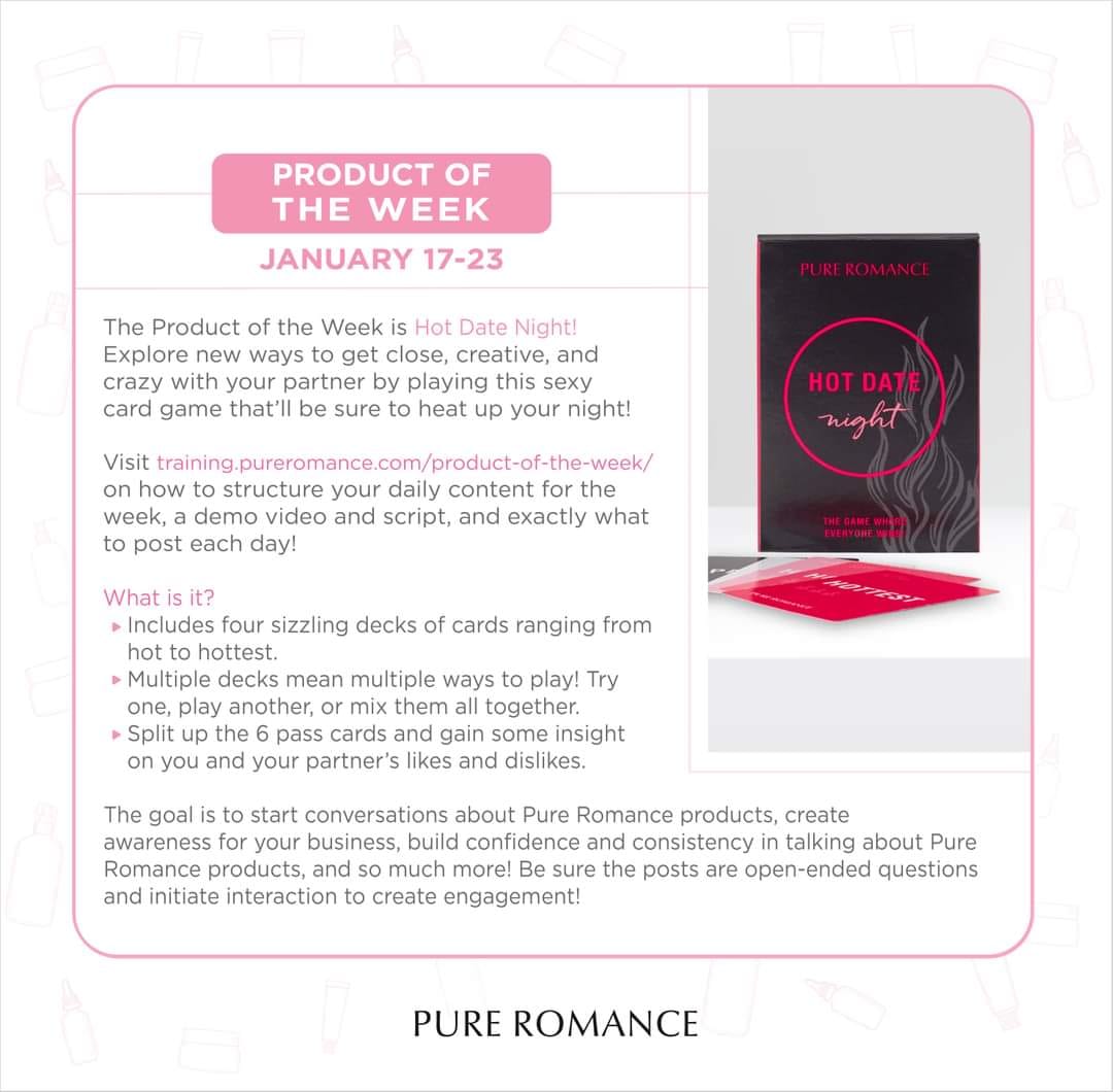 Product of the Week is... - Pure Romance by Lisa Dabrowski