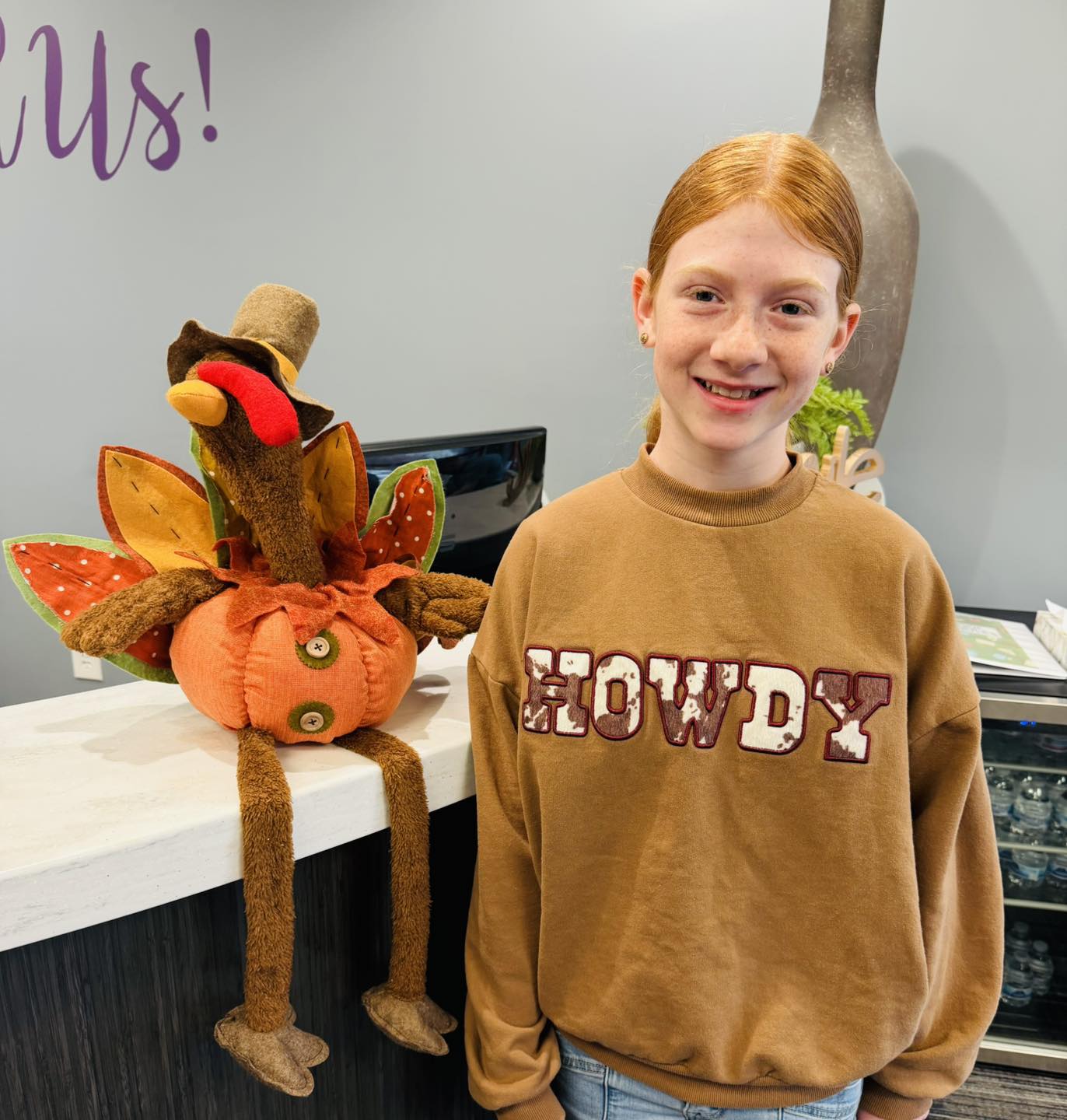 Ernstberger - Natalie was all smiles with our Turkey, Tom today, as she ...