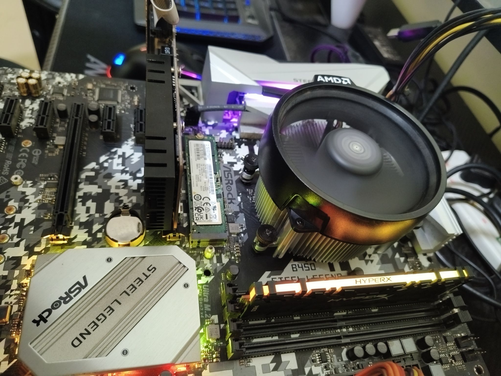 B450 pro4 Ryzen5 3600X HyperX 16GB ASRock B450M Pro4 Micro ATX AM4