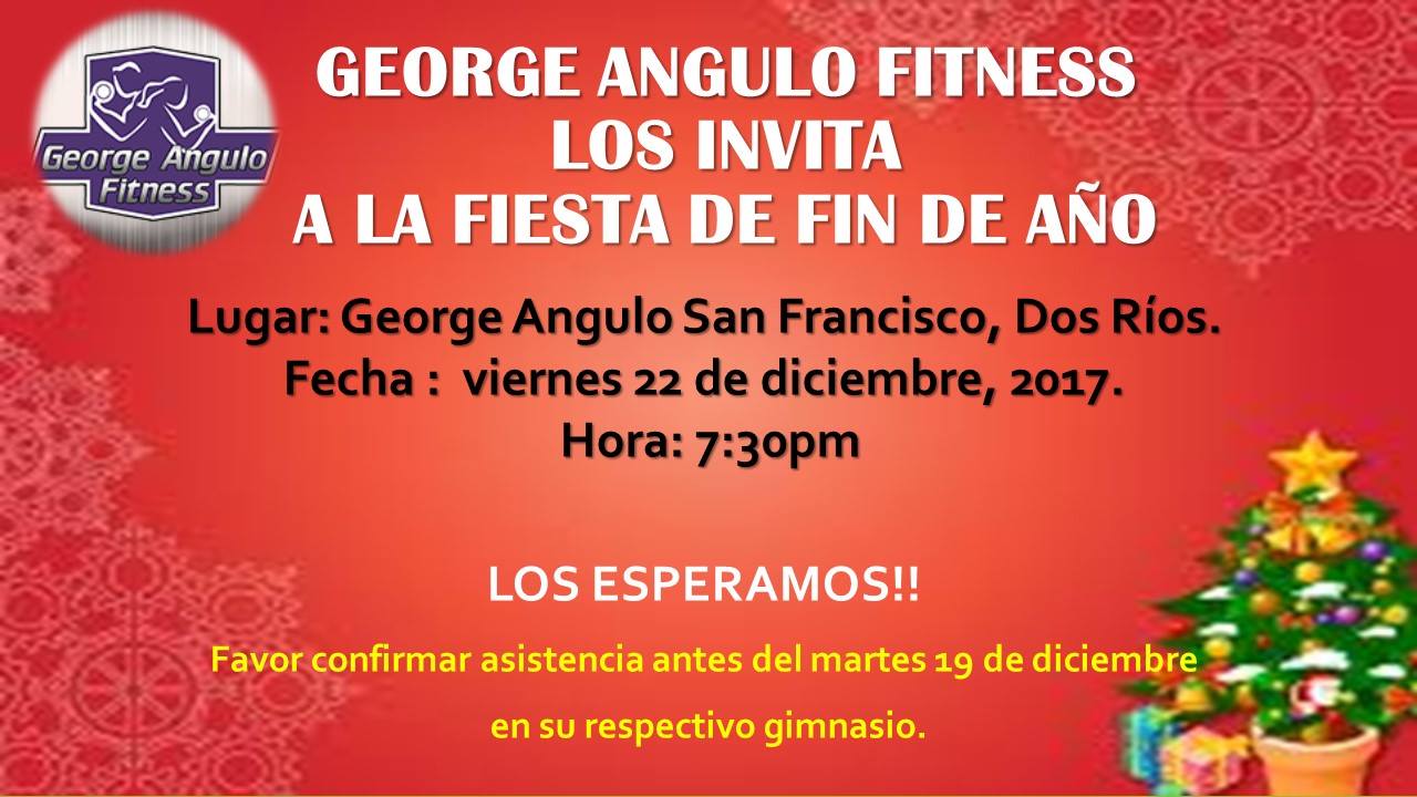 🎊🎊 A todos nuestros amigos y... - George Angulo Fitness | Facebook
