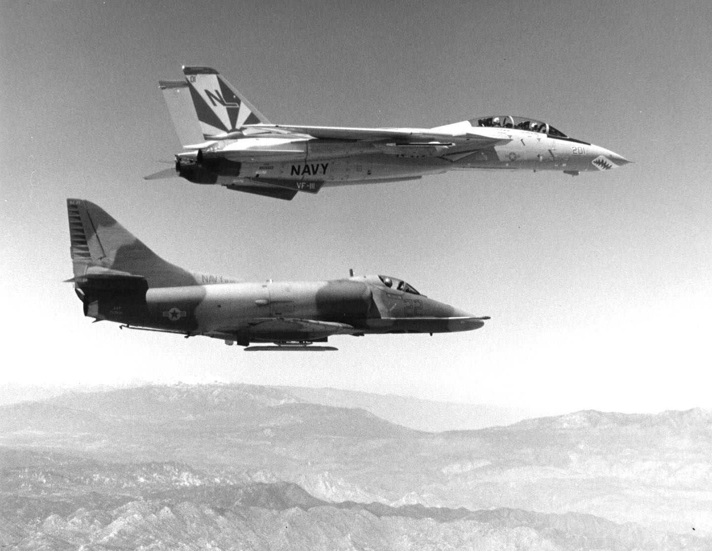 TBT VF-124 was the Fleet Replacement Squadron for F-14s at NAS