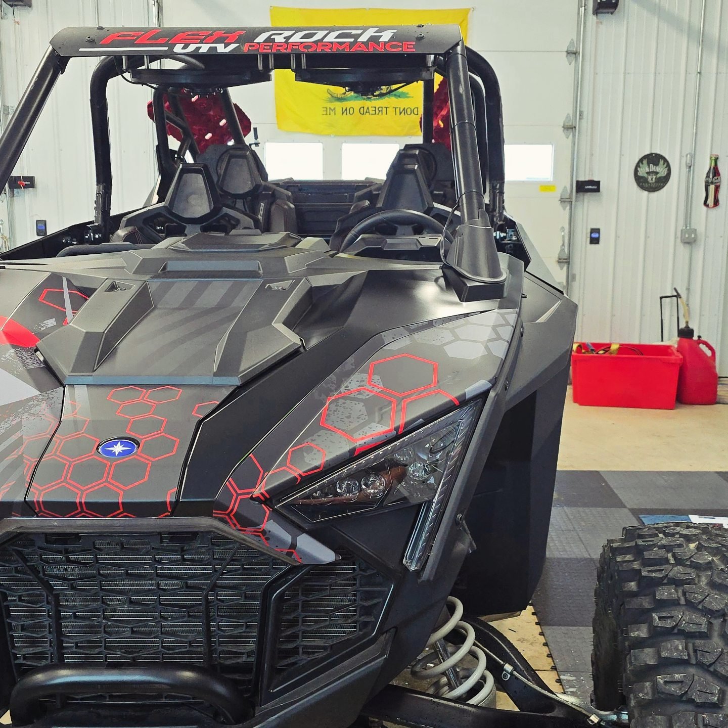 Flex - Vader is officially getting wrapped. The Turbo R4 rig is in the ...