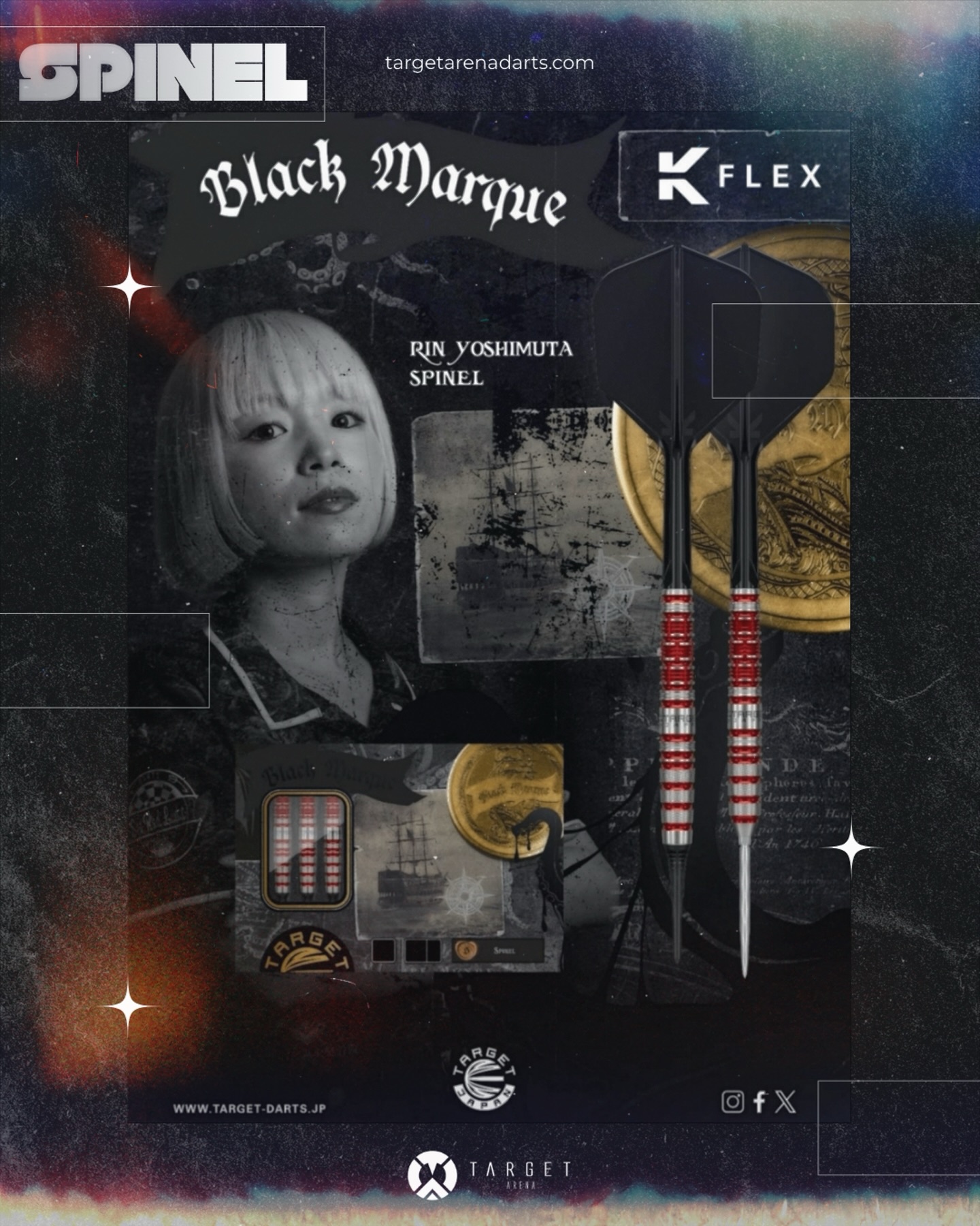 新作登場｜吉牟田凜『SPINEL』 】 職業巡迴賽選手的實戰回饋，BLACK