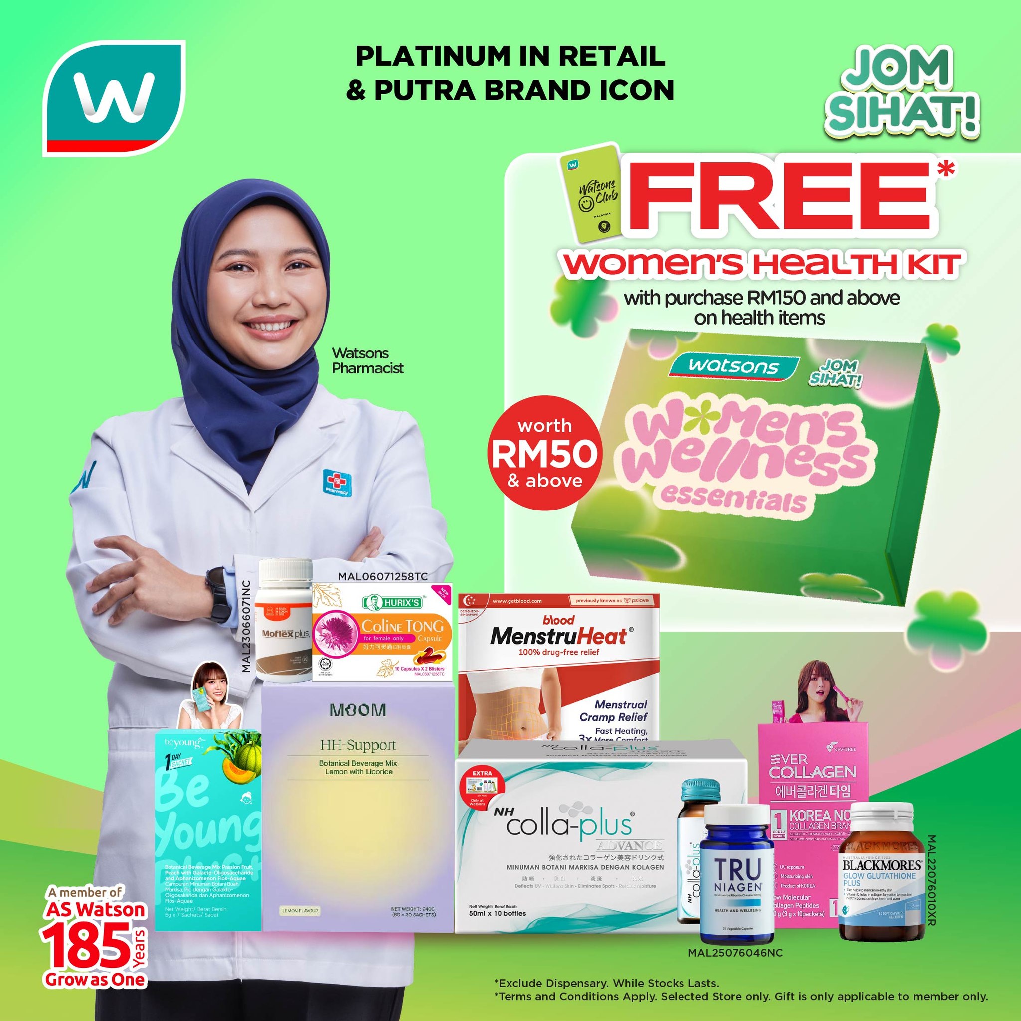 most effective glutathione capsule female network Ladies, it's time to prioritise your health and feel your best! 💗 Shop a wide range of women's health essentials at Watsons and get a FREE Women's Health Kit Box with a تونر عناية كورية