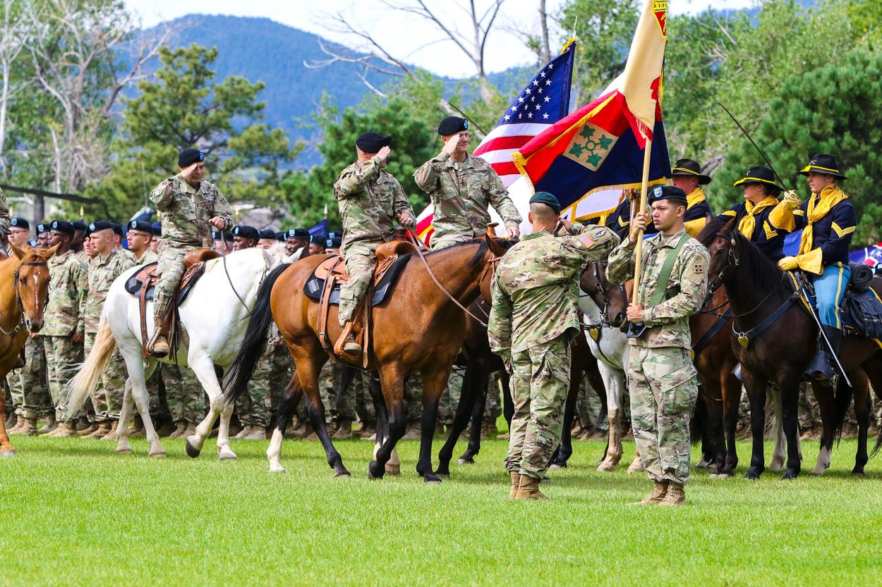 Maj. Gen. Randy George, commander... - 4th Infantry Division