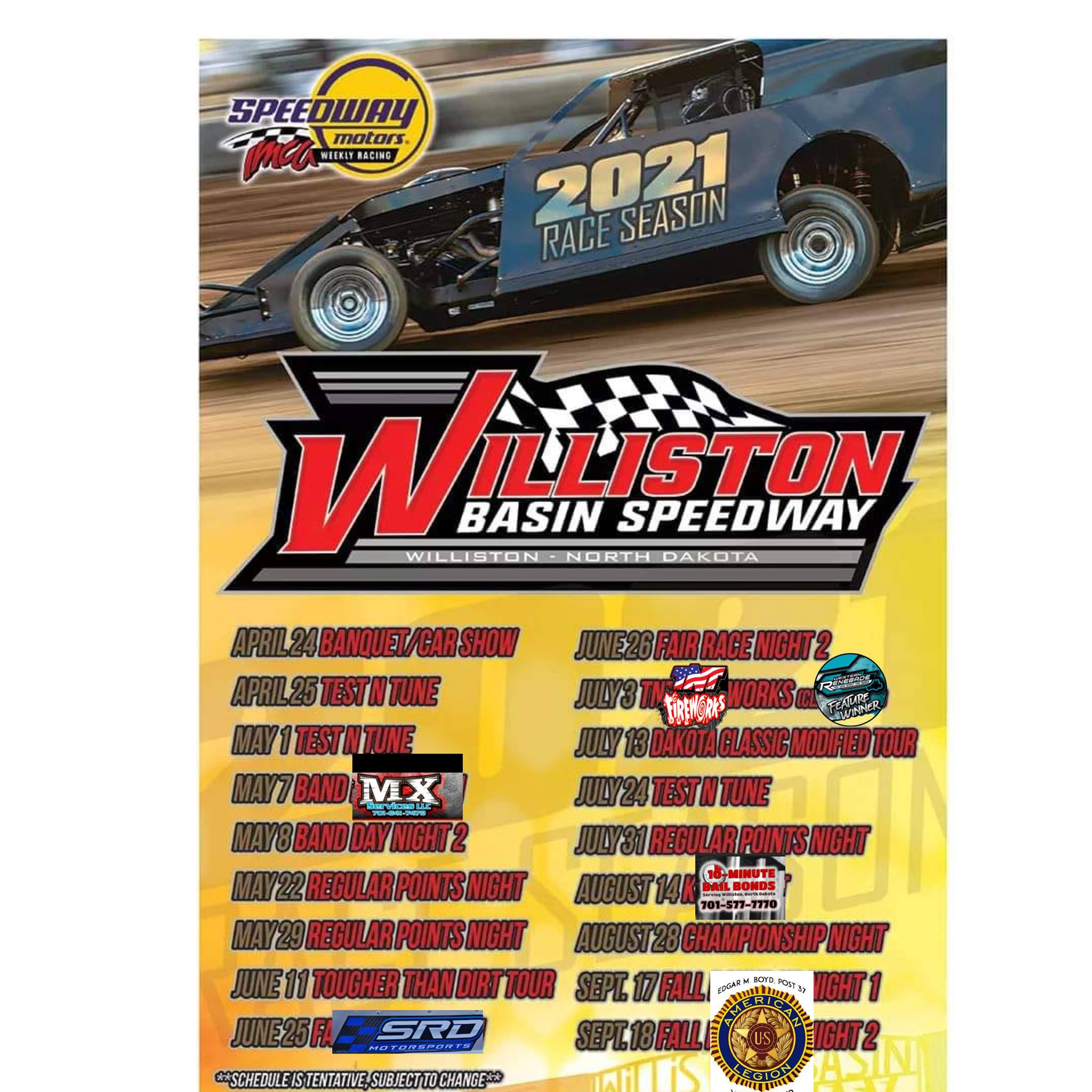 Sponsor stops start in January!... - Williston Basin Speedway | Facebook
