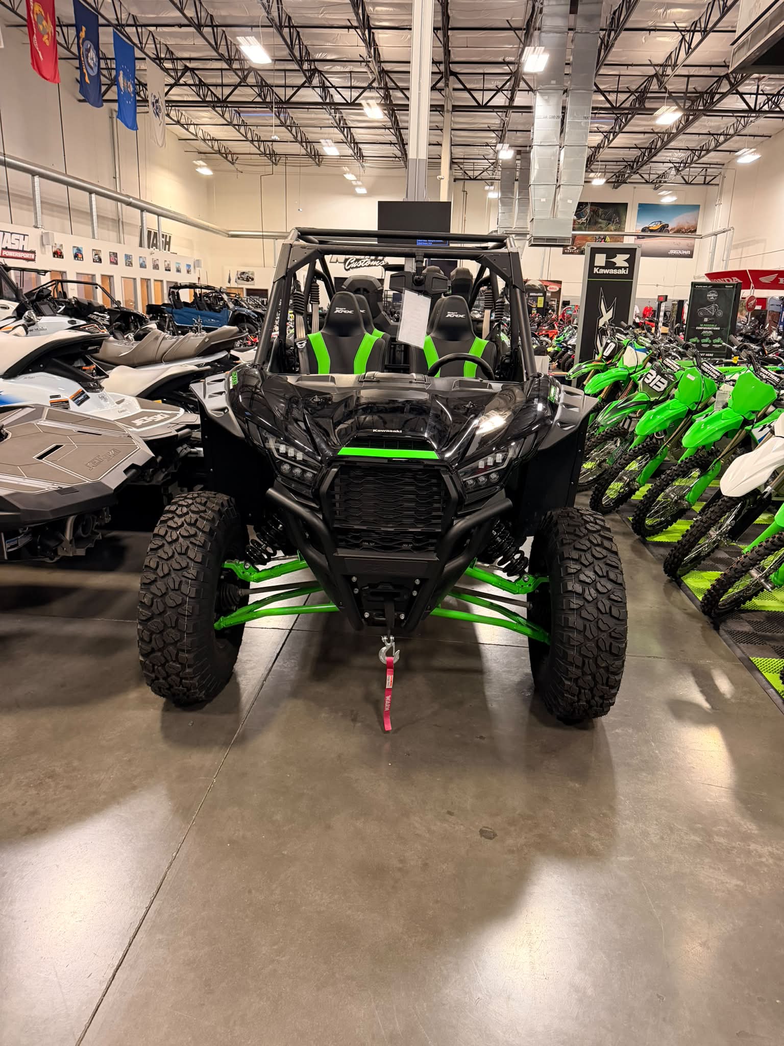 First 2025 Kawasaki Teryx KRX4 1000 lifted edition with snorkel