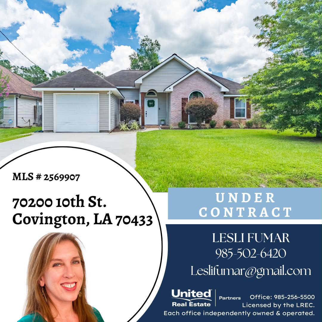 Happy Tuesday! Under contract in just a few weeks! Congrats