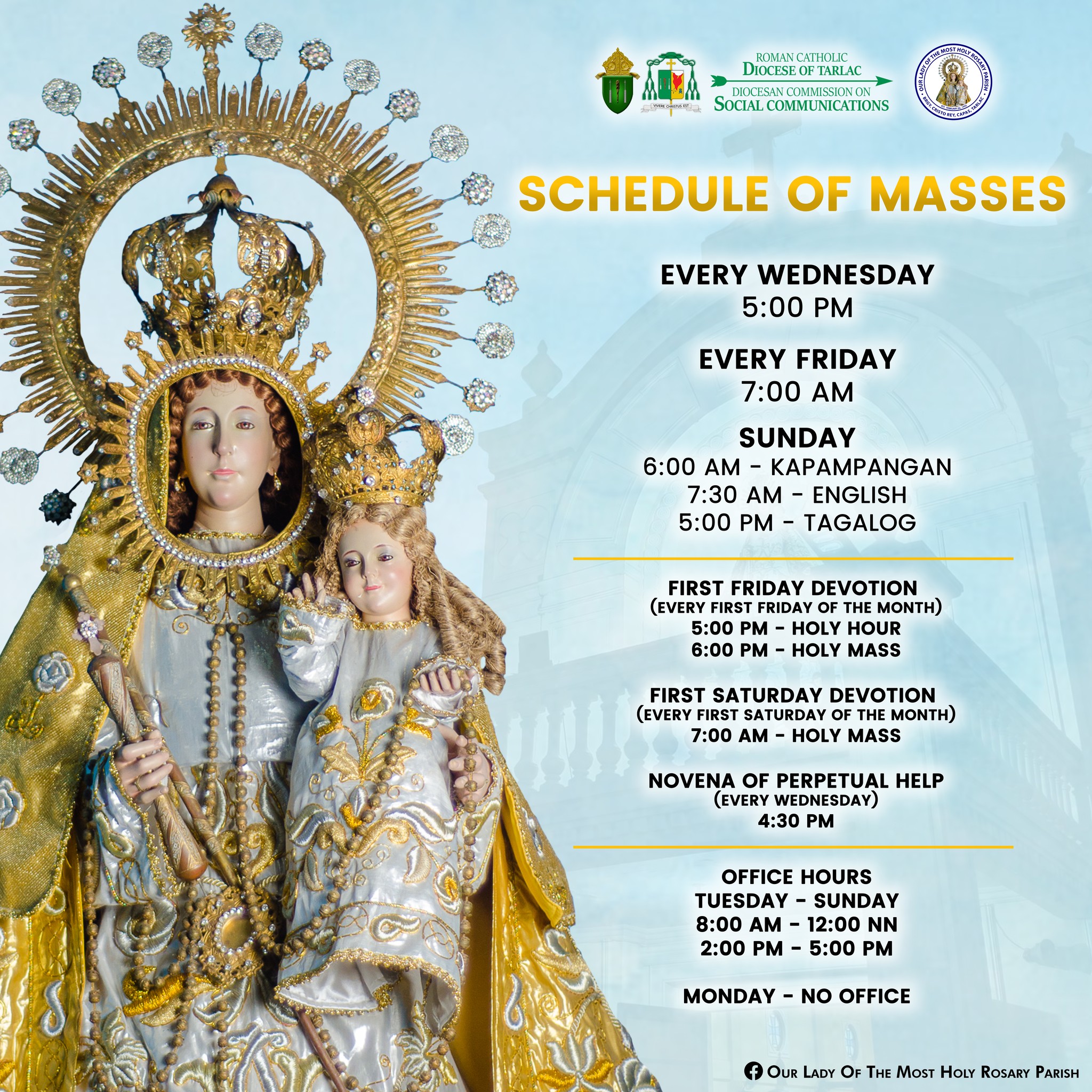 Our Lady of the... - Our Lady Of The Most Holy Rosary Parish | Facebook