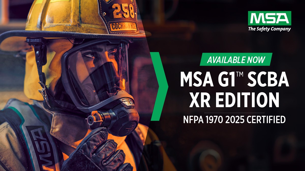 Reliant - The NFPA 1970 2025 certified MSA G1™ SCBA XR Edition features ...