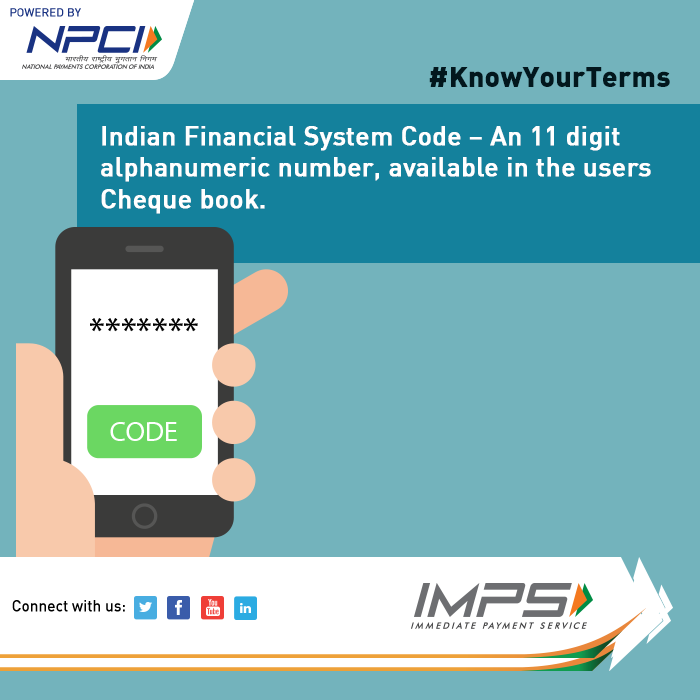 IMPS - Confused about what an IFS code is? It is an... | Facebook