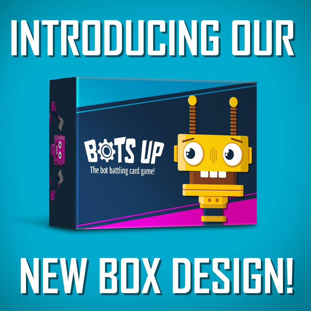 Bots Up Game - Here we go, we have updated our box design... | Facebook