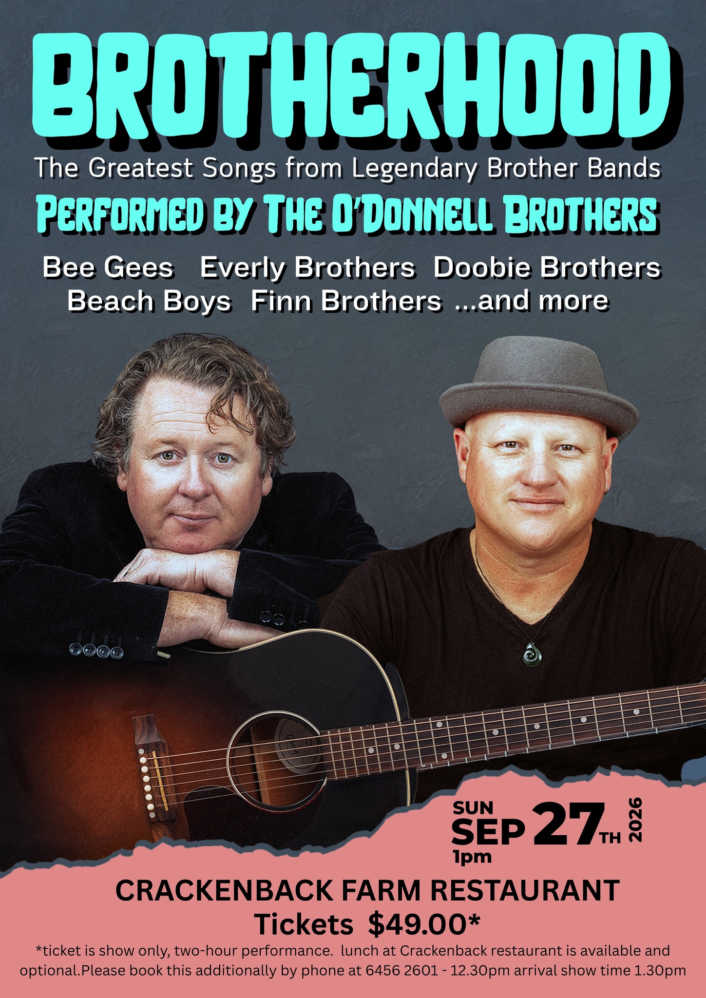 O'Donnell Brothers' Brotherhood concert at Crackenback Farm