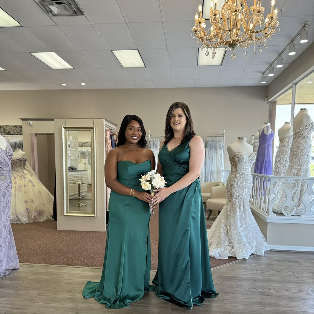 Why shop local for your #BridesmaidDresses?! 👗 👗 👗 Find out #Why on our blog at https://aurorabridal.com/why-shopping-in-store-for-bridesmaid-dress -styles-is-necessary