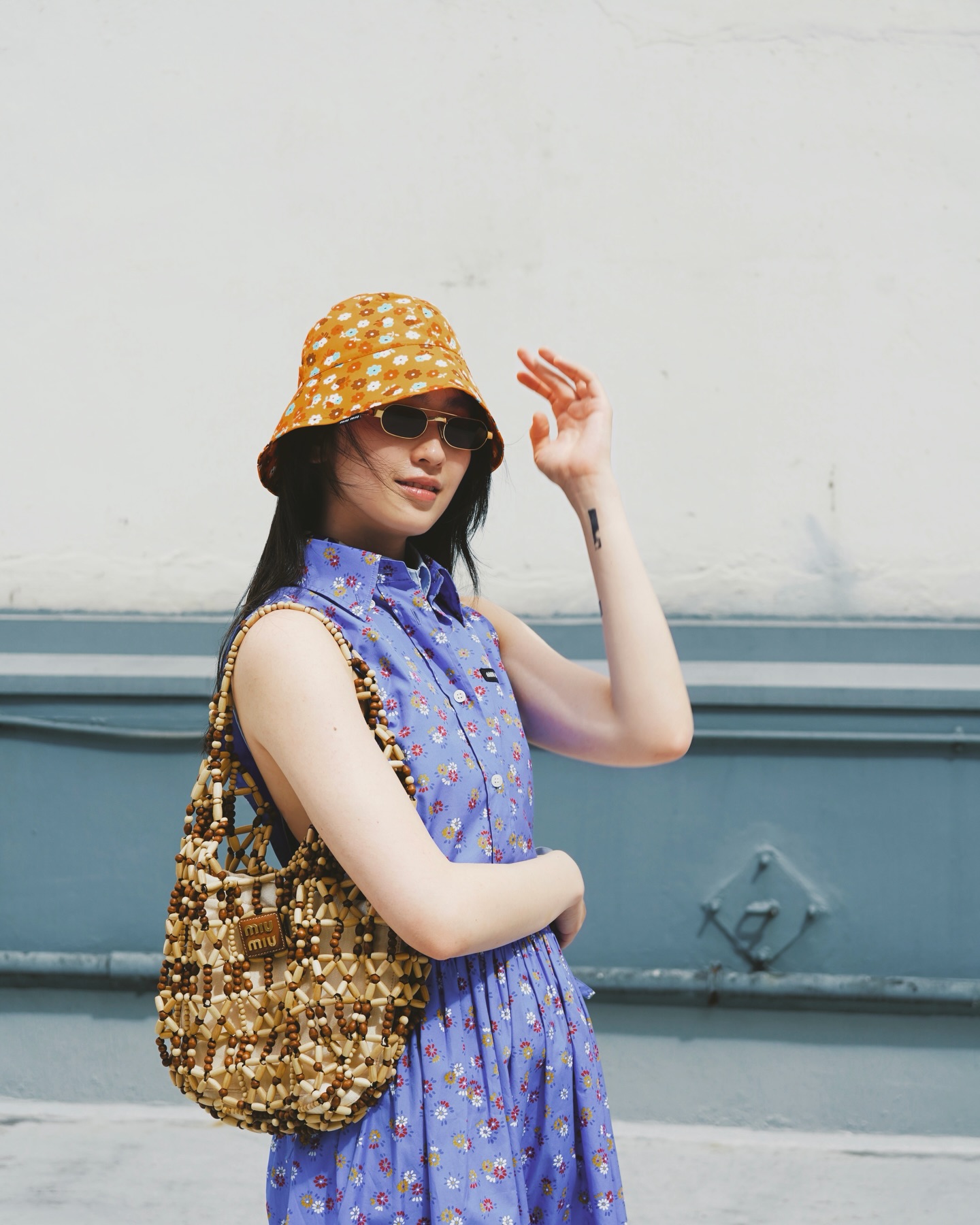 Sun-drenched and Miu Miu curated: easy breezy, happy-snappy