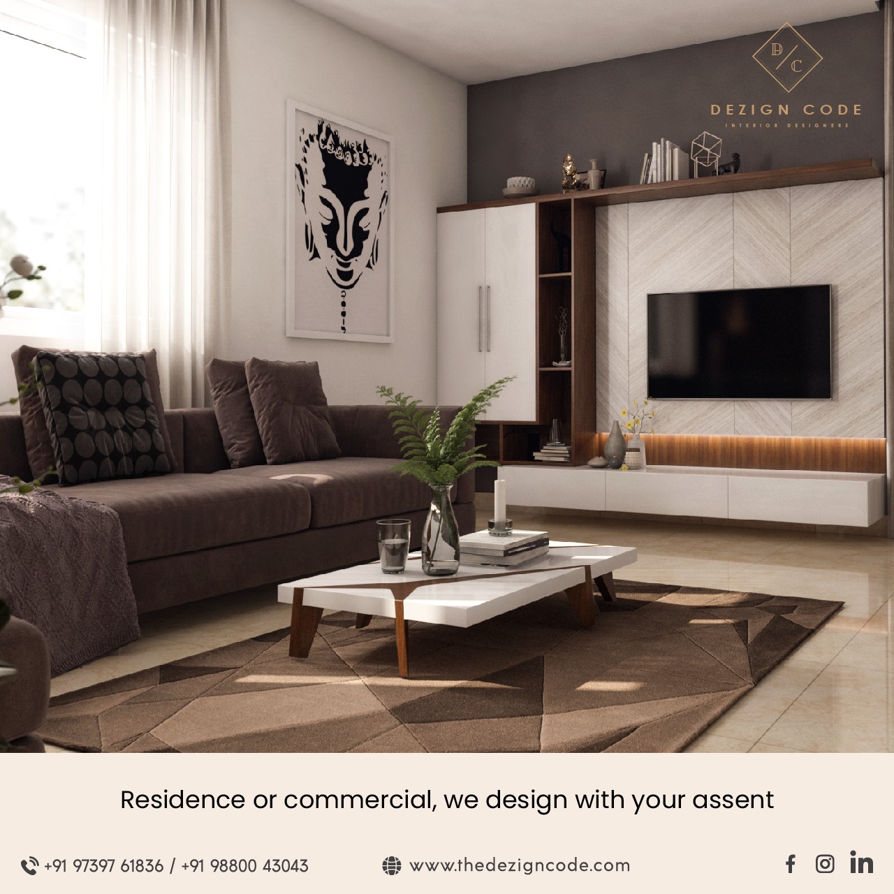 Dezign - Worried about your Living Room Interiors? We are a team of ...