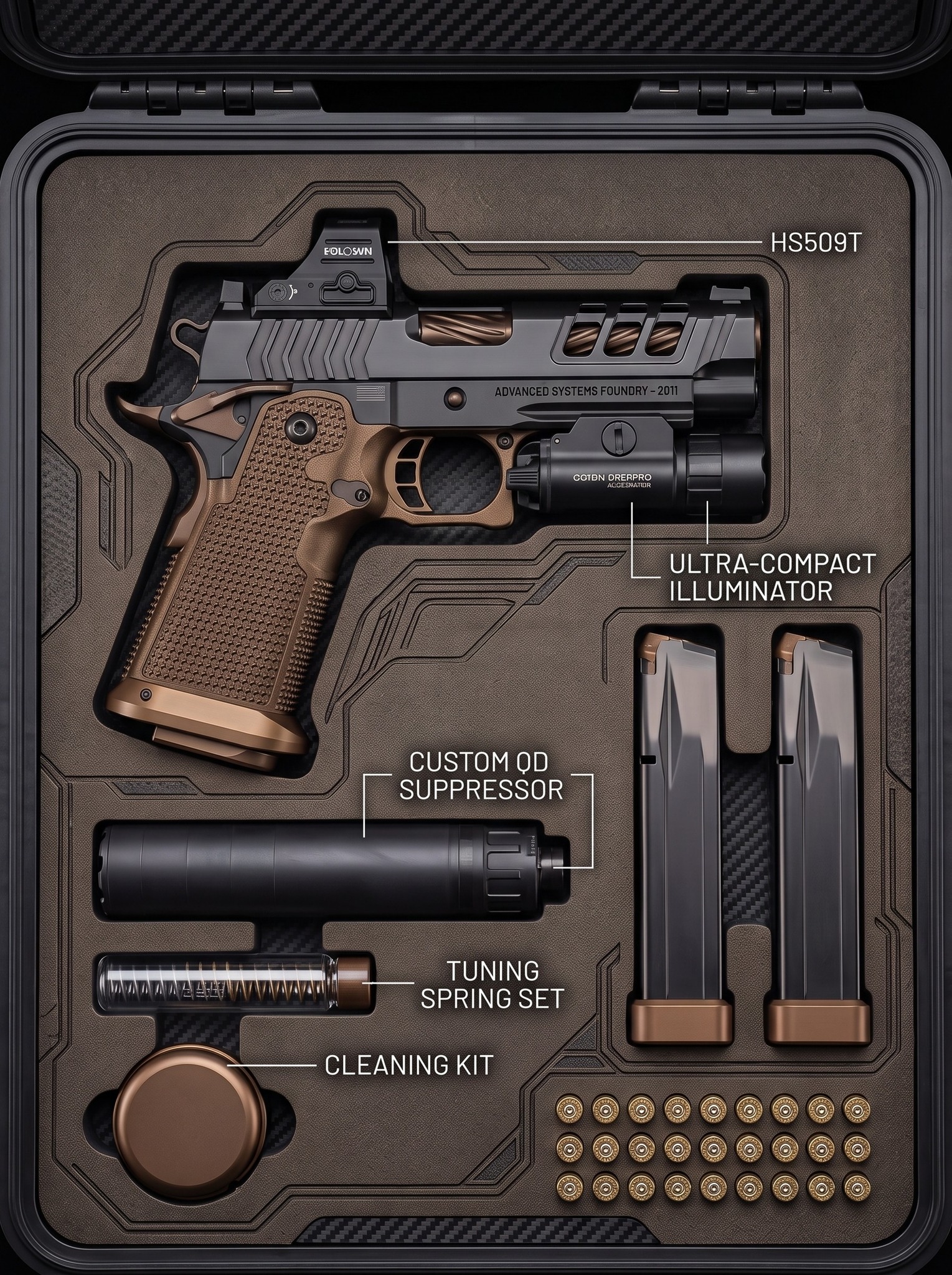 Smith & Wesson Advanced Systems Foundry 2011 Midnight Bronze