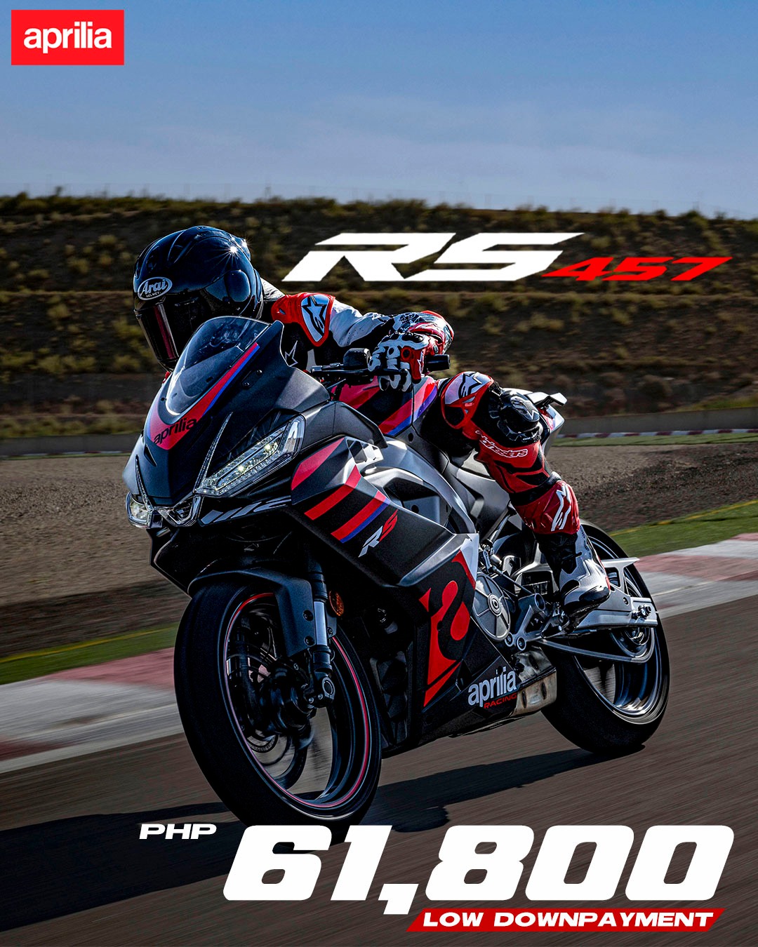 Aprilia RS457 racing bike with affordable plans