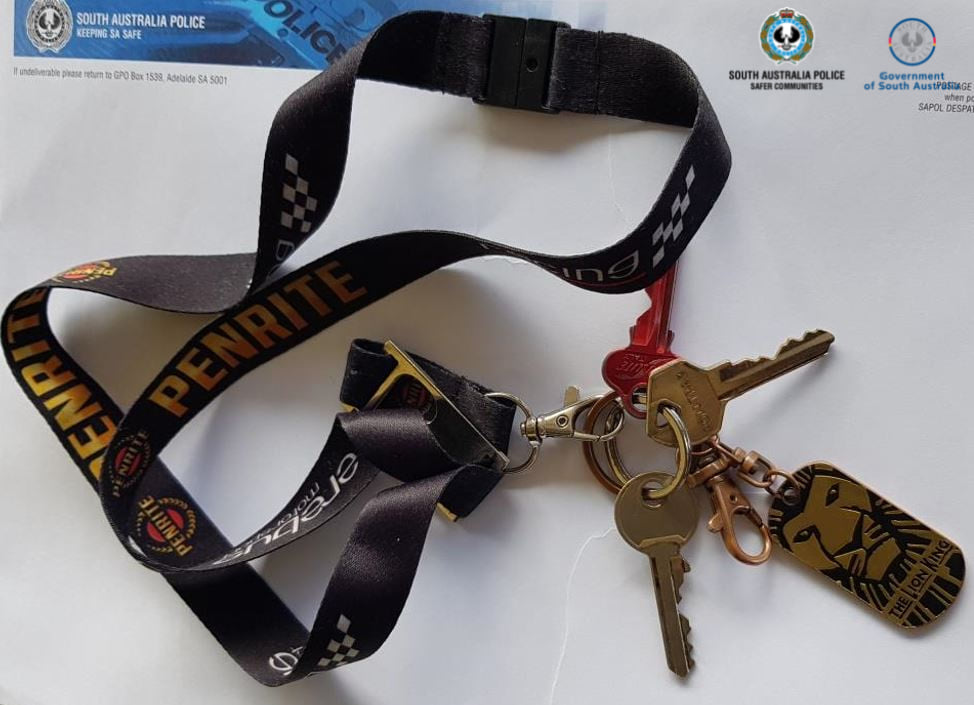 Update: The owner of these keys... - South Australia Police