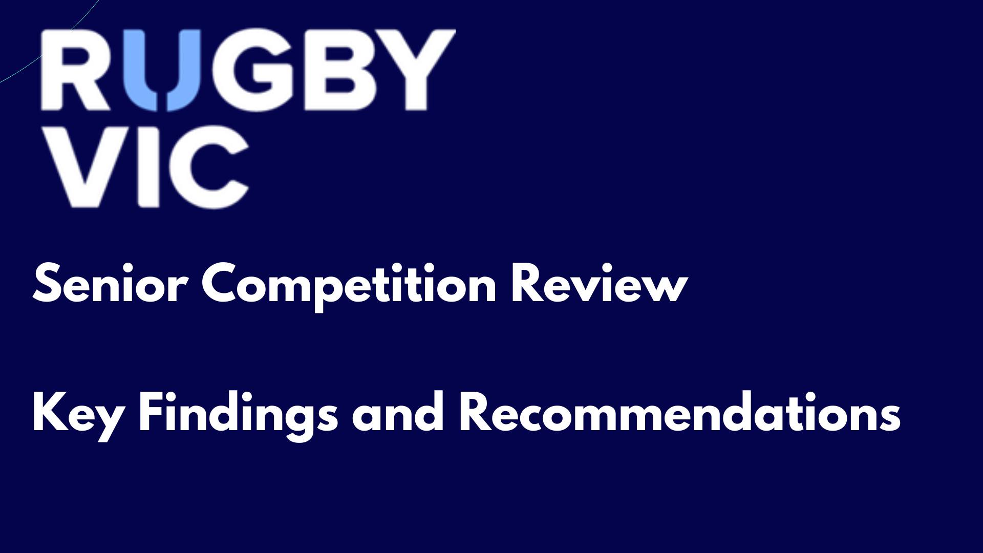 Rugby Victoria | Melbourne VIC