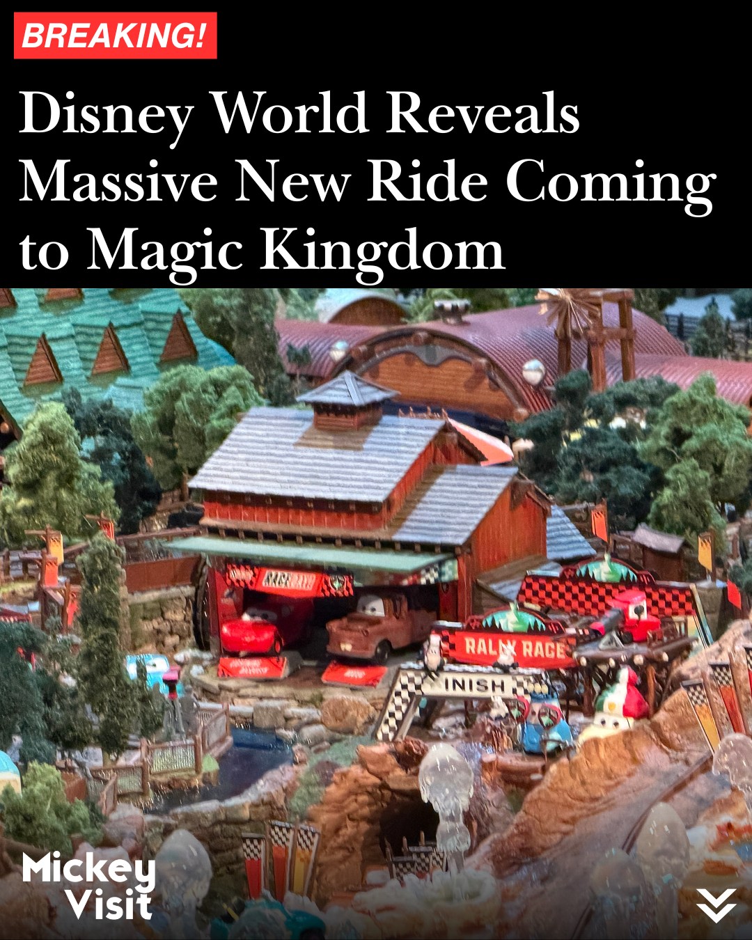 The scale of the construction happening right now at Magic Kingdom