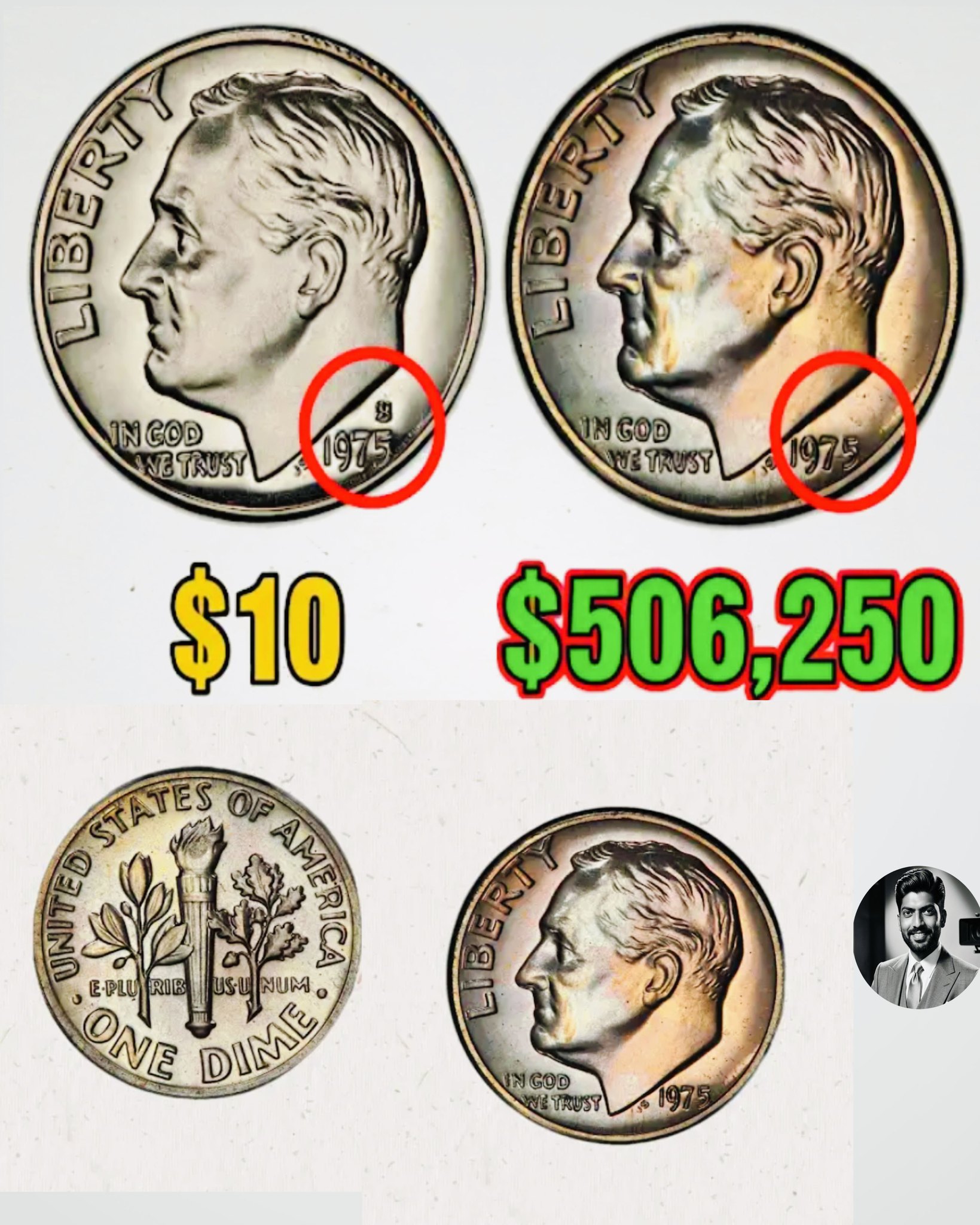 The coin, which was struck by the U.S. Mint in San Francisco in