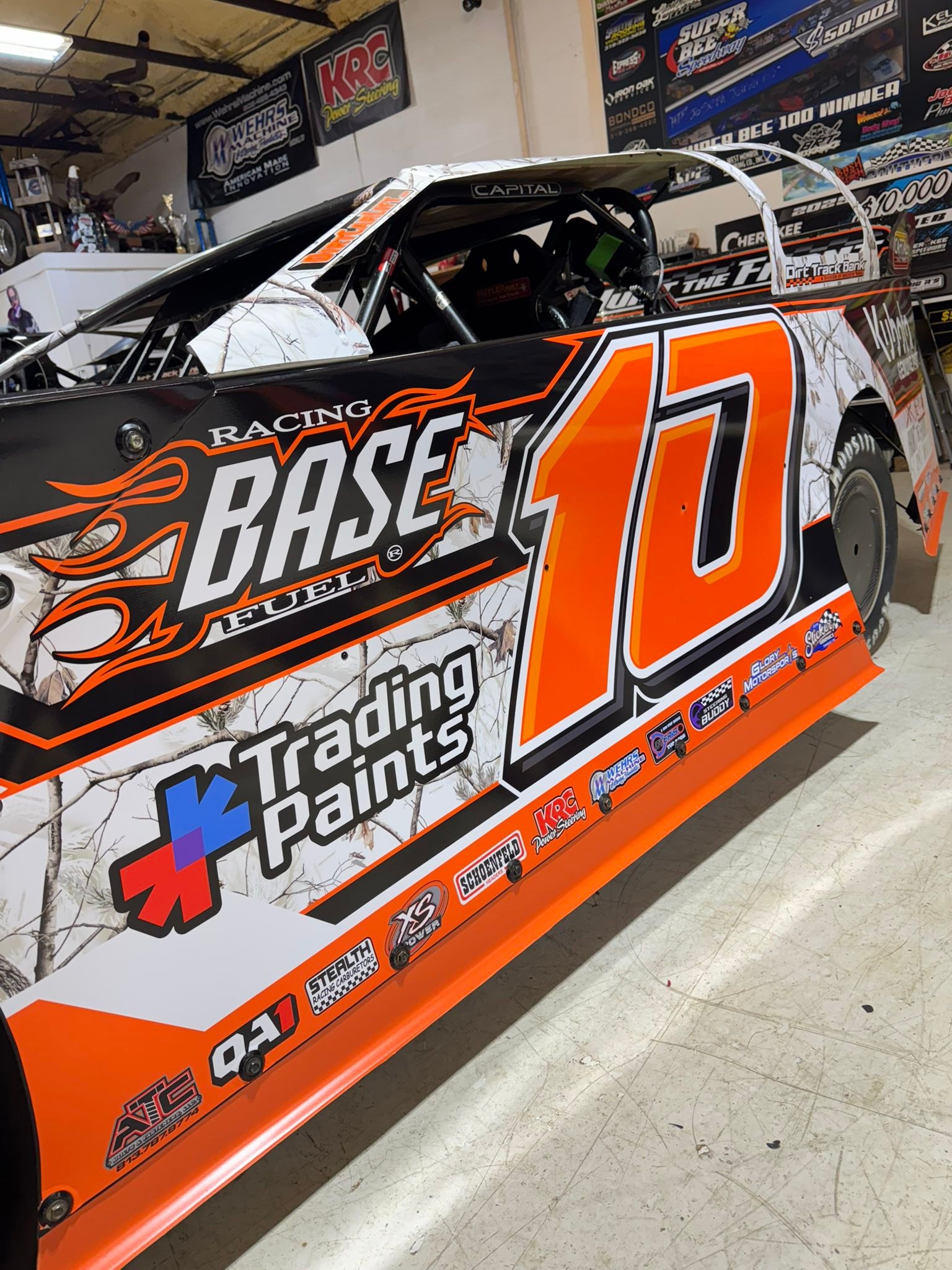 Joseph Joiner's hot rod at the front race