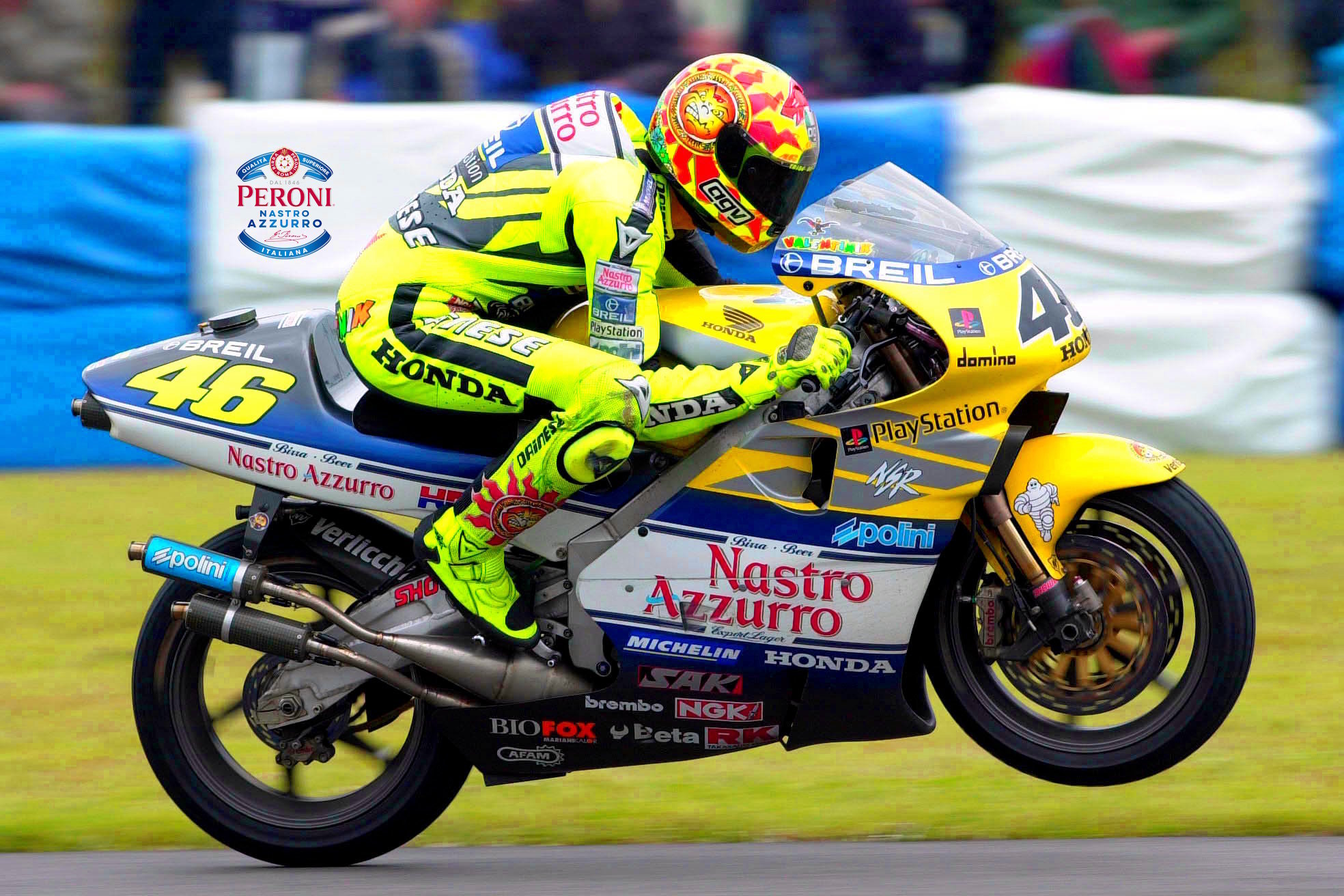 Haruchika Aoki with Honda NSR500 V2