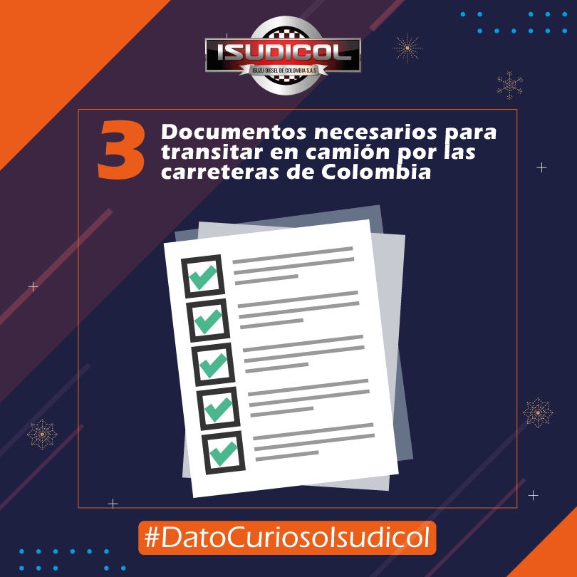 Isudicol - Conoce los documentos necesarios para transitar en camión en ...