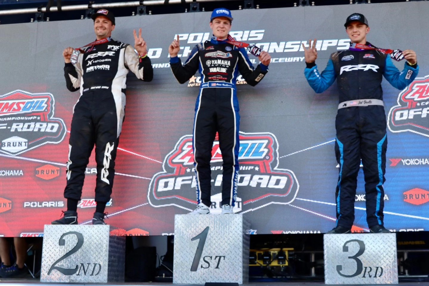 Champ - PRO STOCK SXS PODIUM | Saturday 1) Owen VanEperen 2) David Gay ...